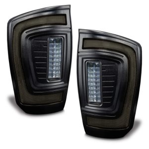 Toyota Tacoma LED Tail Lights - Rear - ORACLE Lighting - Flush Style - Black - `16-`23